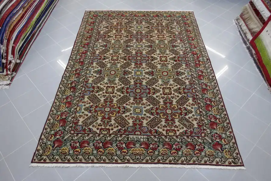 Tappeto Caucasico Azarbaijan Zeikhur Extrafine Firmato 270×192-N.11357