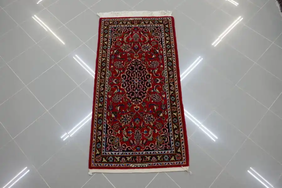 Scendiletto Persiano Keshan Firmato Shadsar 138×70-N.14841
