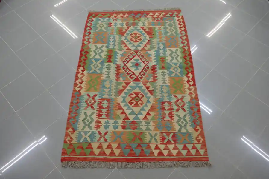 Kilim Afghano 164×109-N.14535