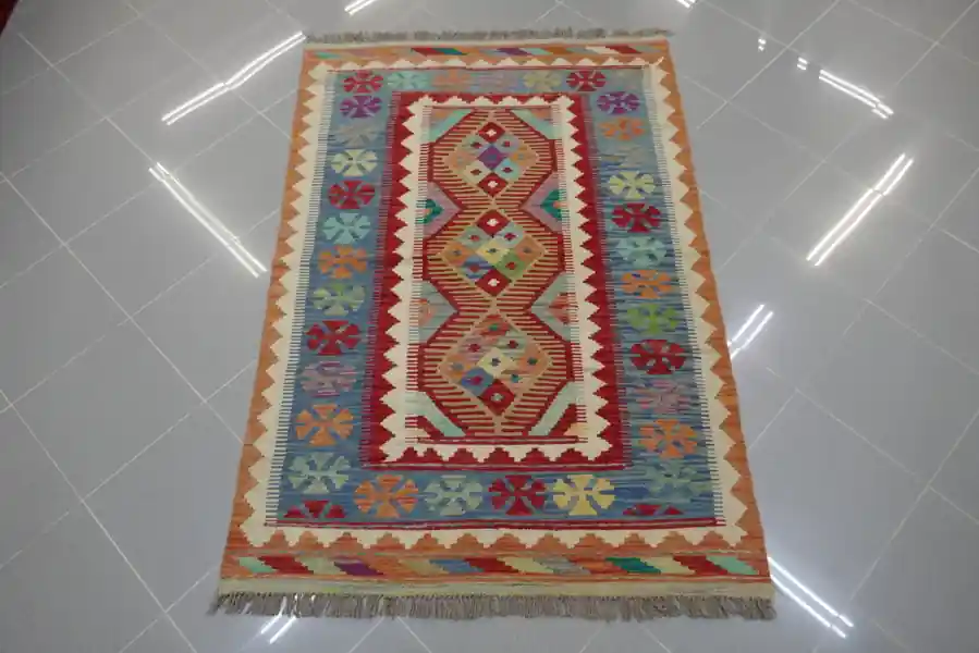 Kilim Afghano 154×107-N.14534