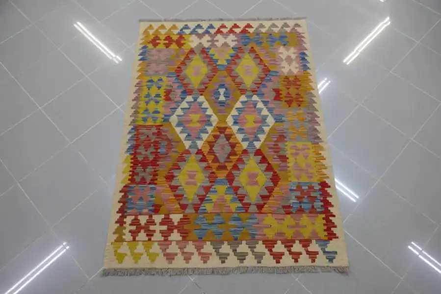 Kilim Afghano 144×104-N.14533