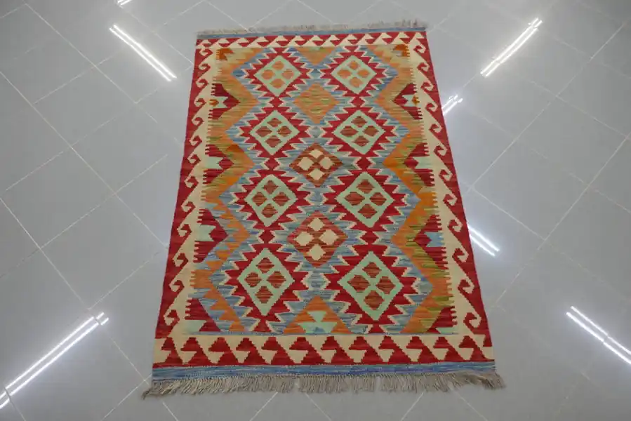 Kilim Afghano 148×102-N.14532