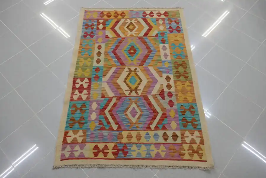Kilim Afghano 152×105-N.14537
