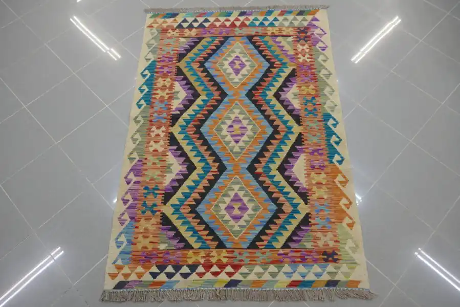 Kilim Afghano 155×107-N.14538
