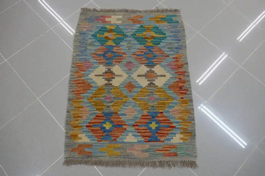 Kilim Afghano 84×62-N.14291