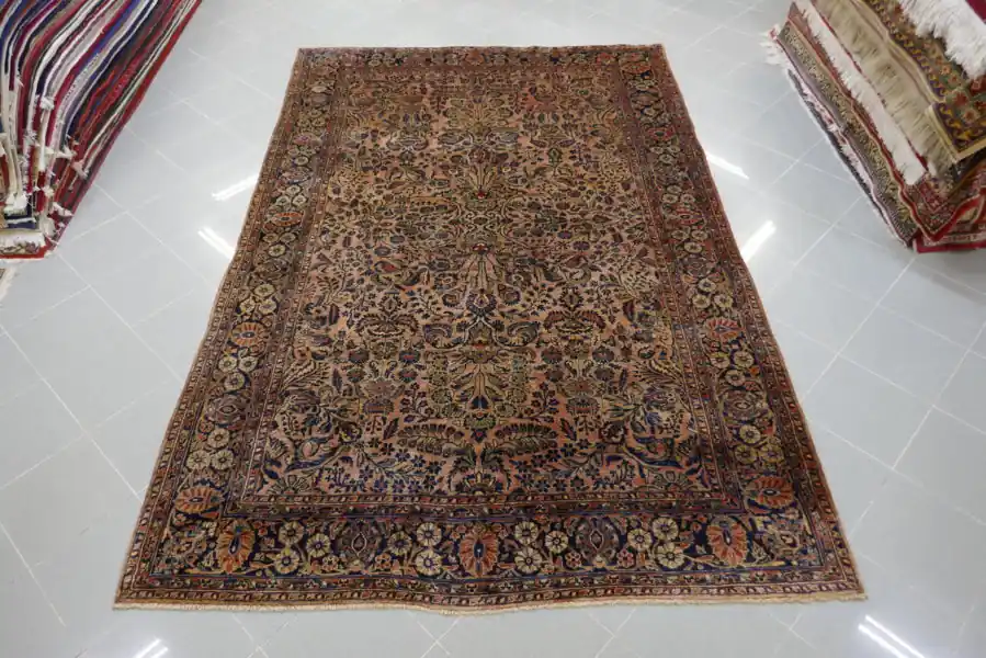 Antico Tappeto Sauk Americano Persia da Sala 295×192-N.14551