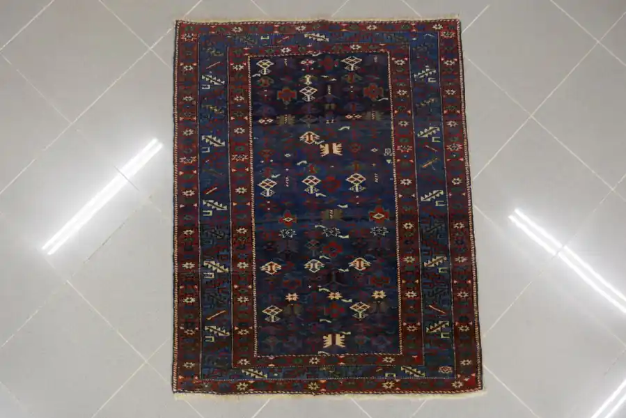 Antico Piccolo Tappeto Kuba Caucaso 102×83-N.12987