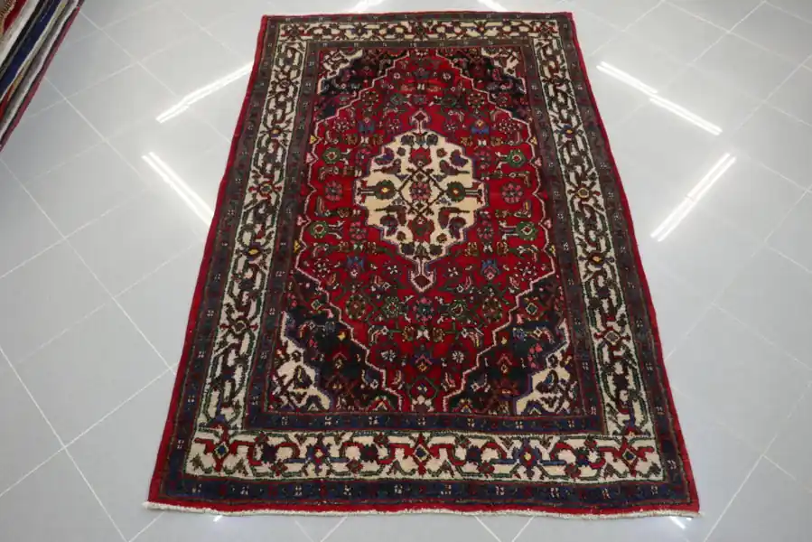Tappeto Persiano Hamadan Hosseinabad 195×134-N.14965