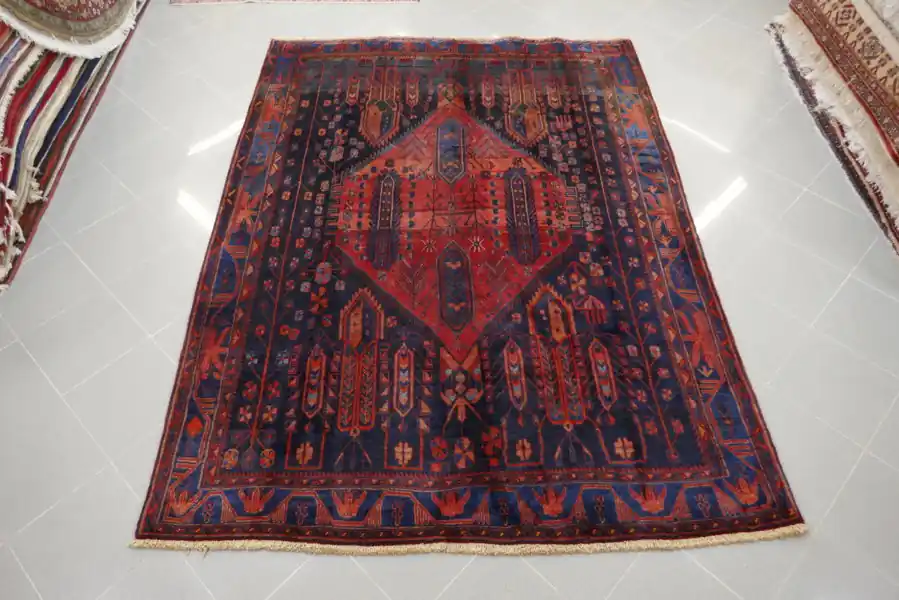 Tappeto Persiano Afshari Sirjan 237×178-N.15016