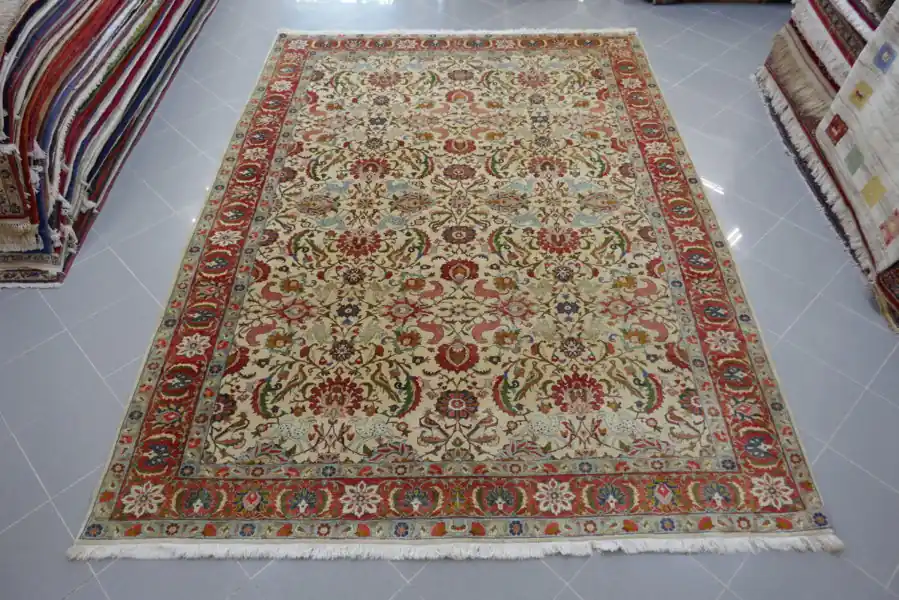 Tappeto Persiano Veramin 302×220-N.14969