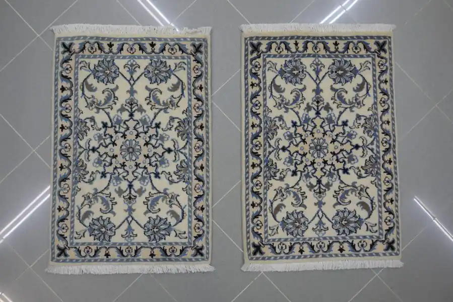 Scendiletti Persiani Nain Fondo Chiaro 85×60-86×59 N.14872-14891