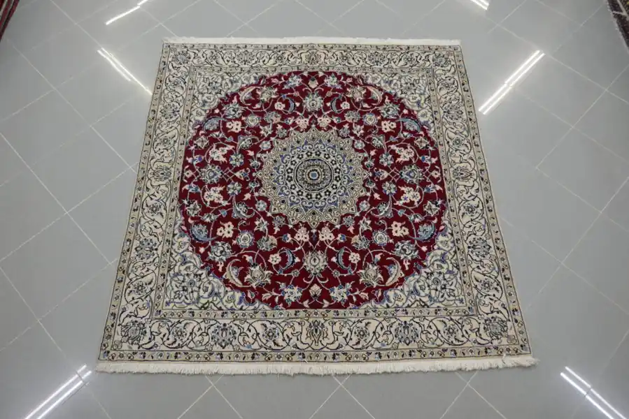 Tappeto Nain 9 Fili Quadrato 153×150-N.14913