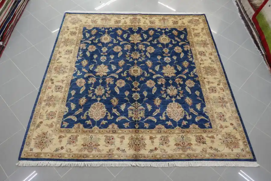 Tappeto Salotto/Sala Ziegler Extra Quadrato Blu 202×201-N.14887