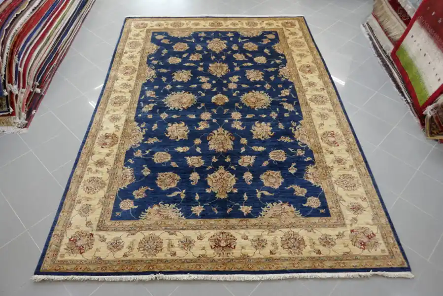 Tappeto Salotto/Sala Ziegler Extra Fondo Blu 293×207-14890