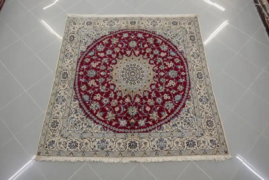 Tappeto Nain 9 Fili Quadrato 157×157-N.14914