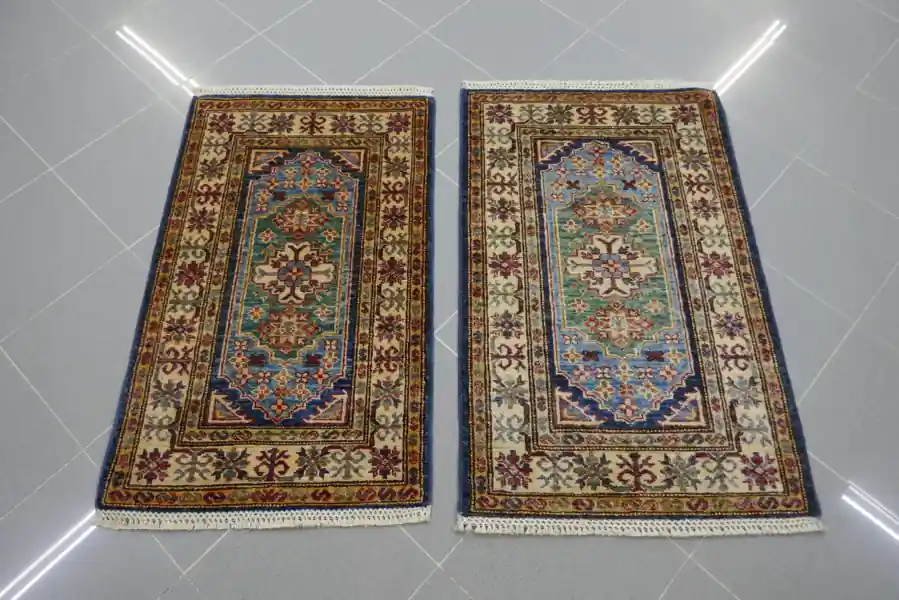 Scendiletti Uzbek Kazak Extra 98×59-101×64 N.14781-14782