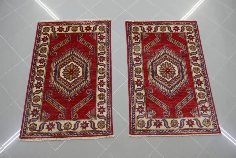 Scendiletti Uzbek Kazak Extra 123×81-123×81 N.14732-14733