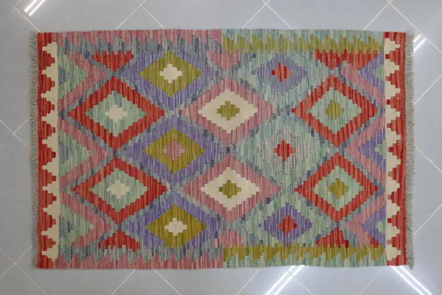 Kilim Afghano 124×81-N.14702