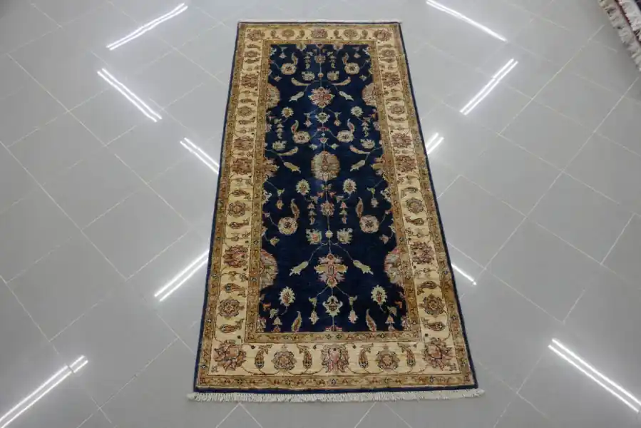 Passatoia Fondoletto Blu Ziegler Extra 188×85-N.13520