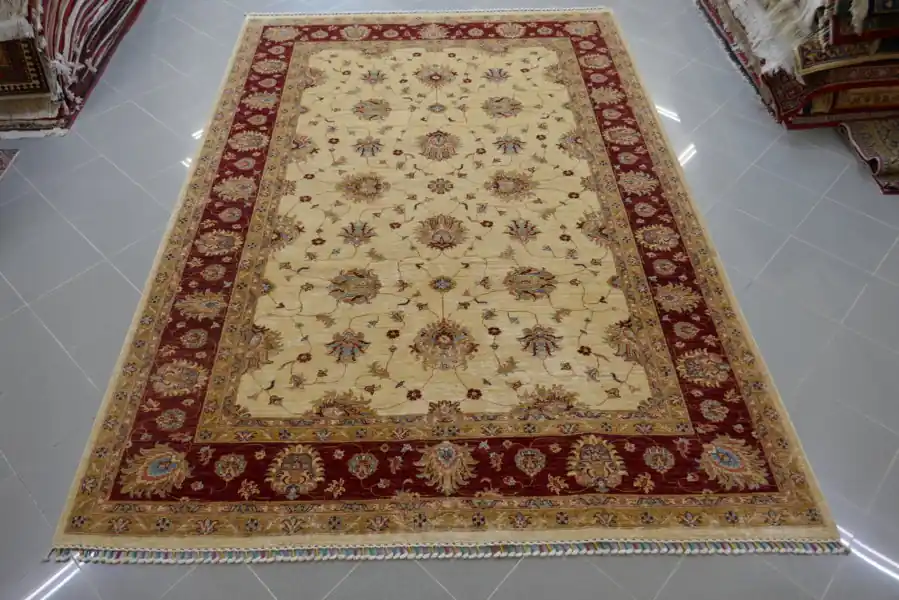 Tappeto Salotto/Sala Ziegler Extra Fondo Chiaro 297×210-N.14694