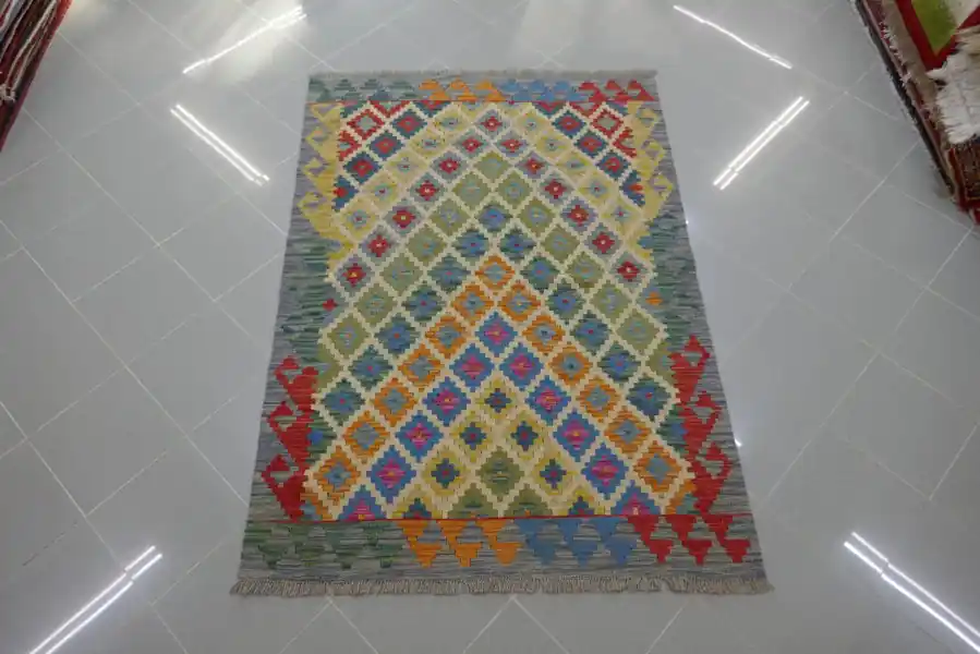 Kilim Afghano 180×128-N.14667