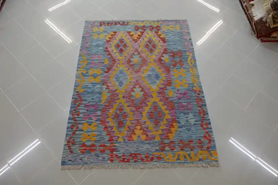 Kilim Afghano 174×132-N.14670
