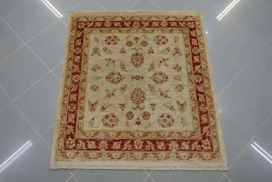 Tappetino Ziegler Extra Quadrato Fondo Chiaro 108×100-N.10777