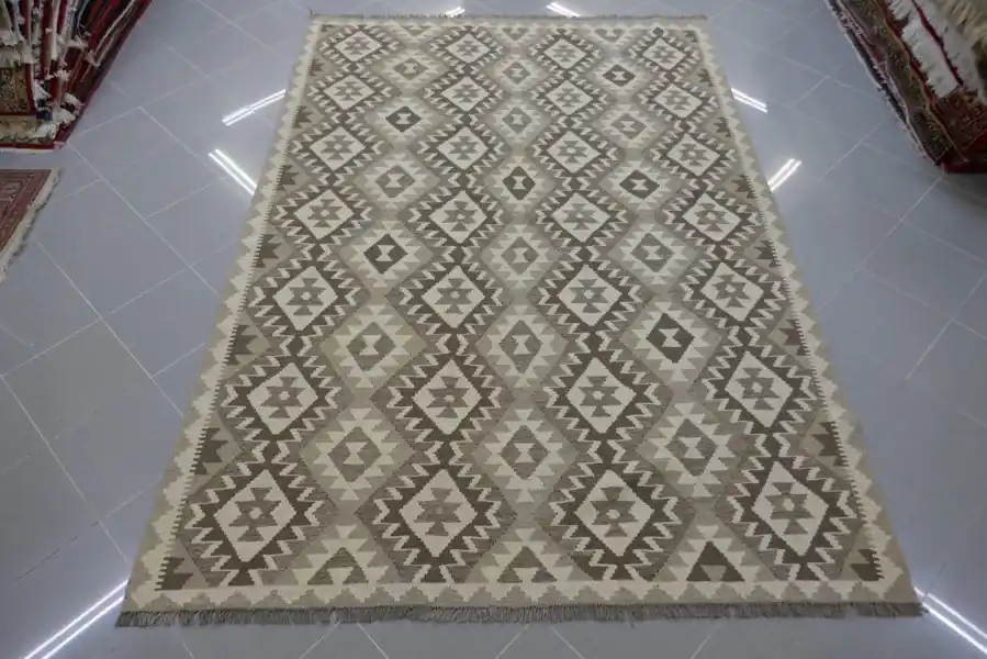 Kilim Afghano 260×183-N.14565