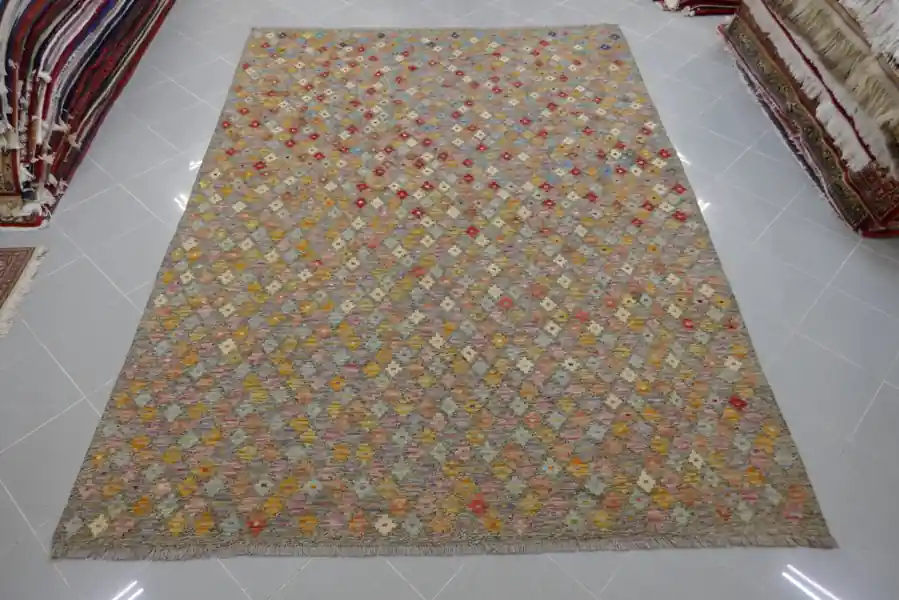Kilim Afghano 293×210-N.14563