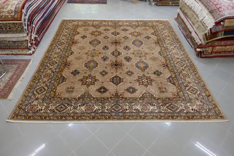 Tappeto Salotto/Sala Uzbek Kazak Extra Quadrato 304×288-N.14573