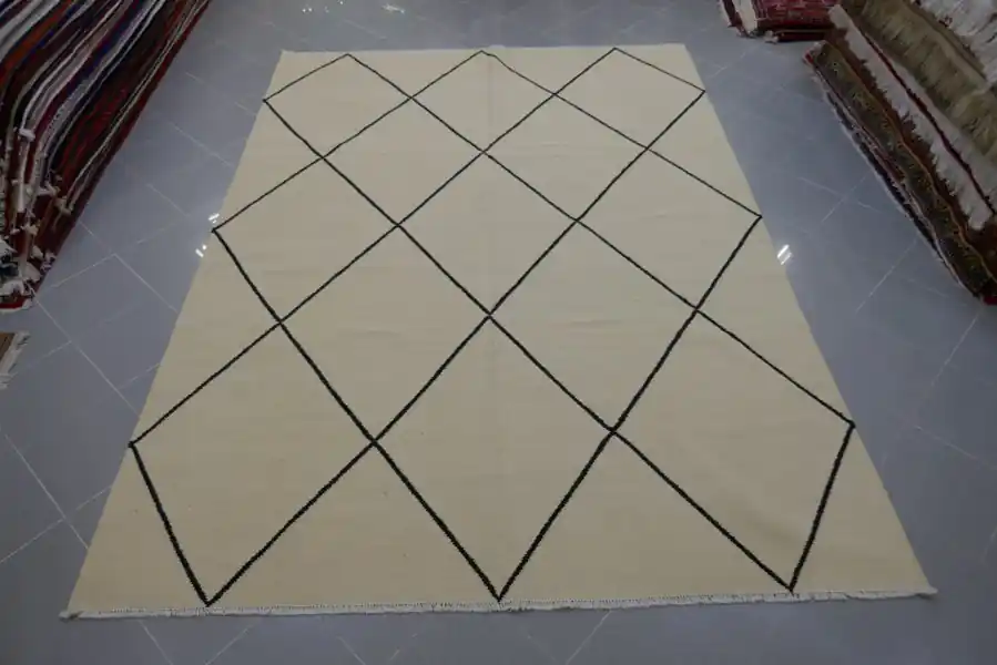 Kilim Afghano Berbero 287×208-N.14559