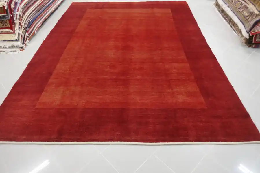 Tappeto Persiano Gabbeh Gashgai Rosso 337×247-N.14016