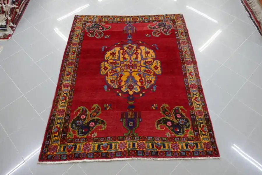Tappeto Persiano Afshari Sirjan 195×154-N.14531