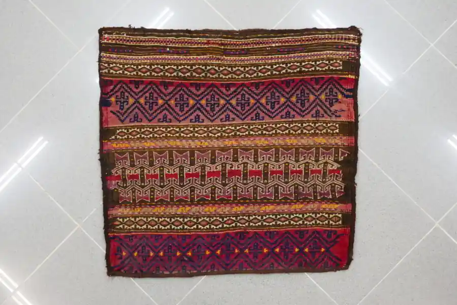 Antico Nim Khorjin Afshari Persia 61×57-N.576