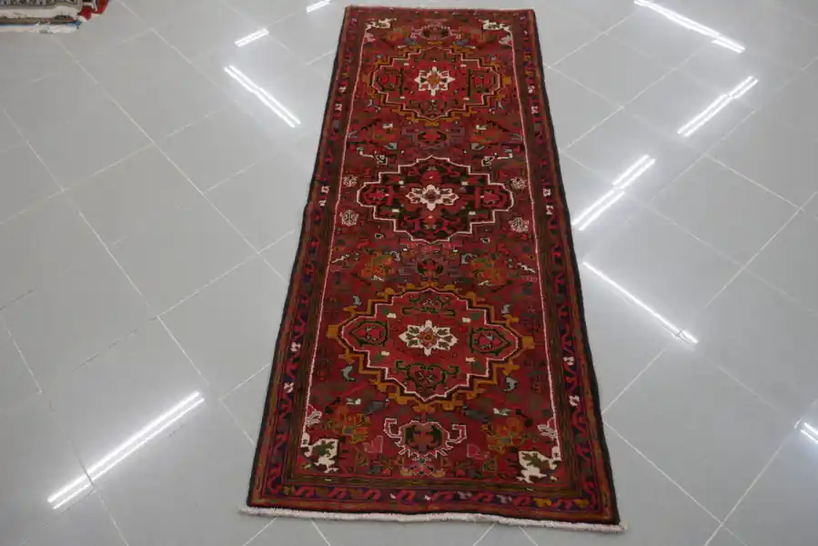 Passatoia Fondoletto Persiana Heriz Ahar 186×75-N.14114