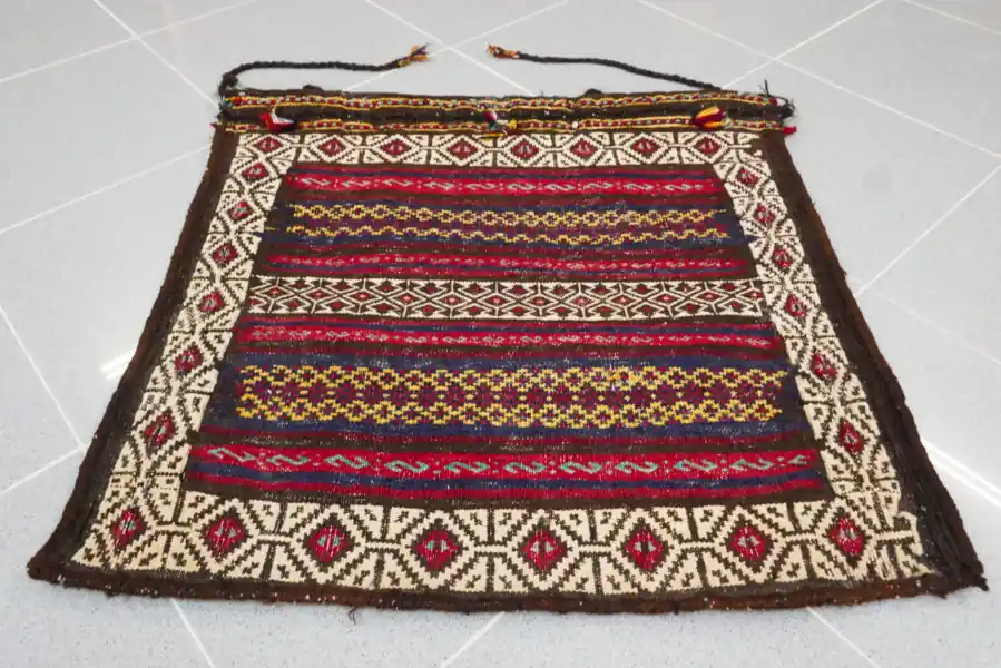 Antico Nim Khorjin Afshari Persia 61×59-N.579