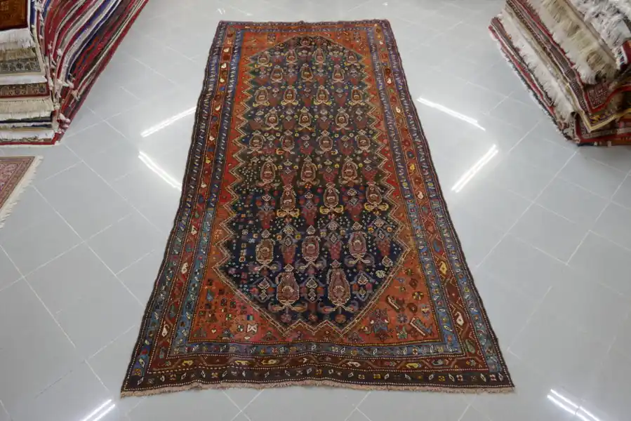 Antico Tappeto Persiano Kelley Lori 340×150-N.11629