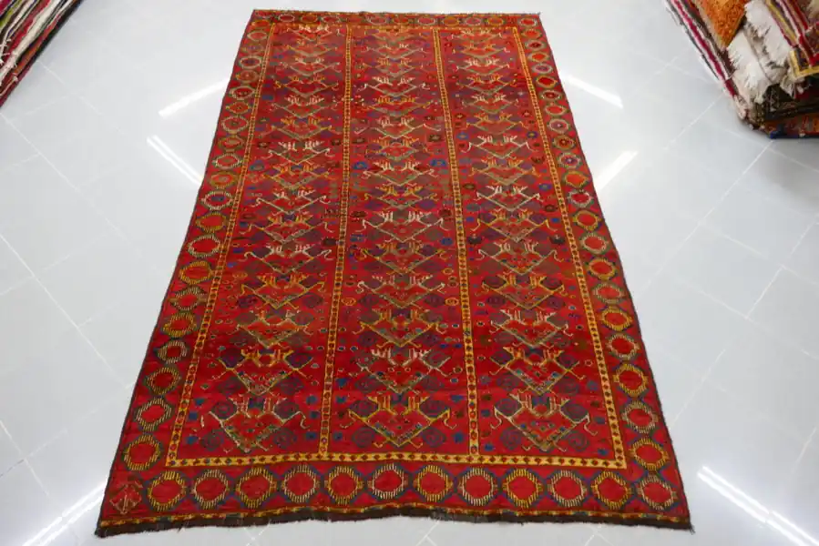 Antico Turcomanno Ersari Beshir Afghanistan 258×154-N.11717
