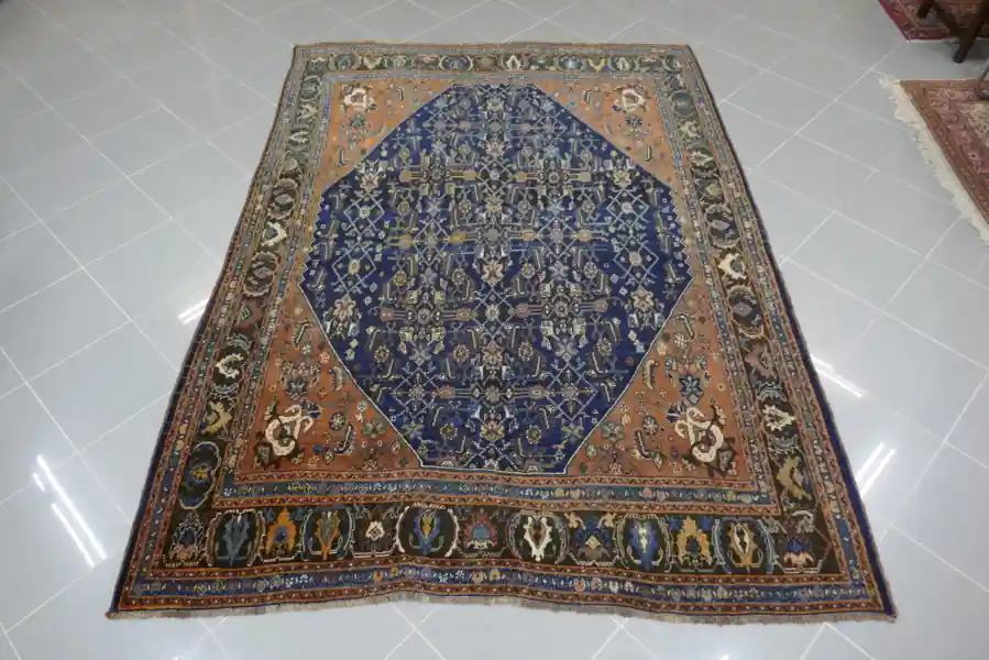 Antico Tappeto Gashgai Kashkuli Persia 232×168-N.12534