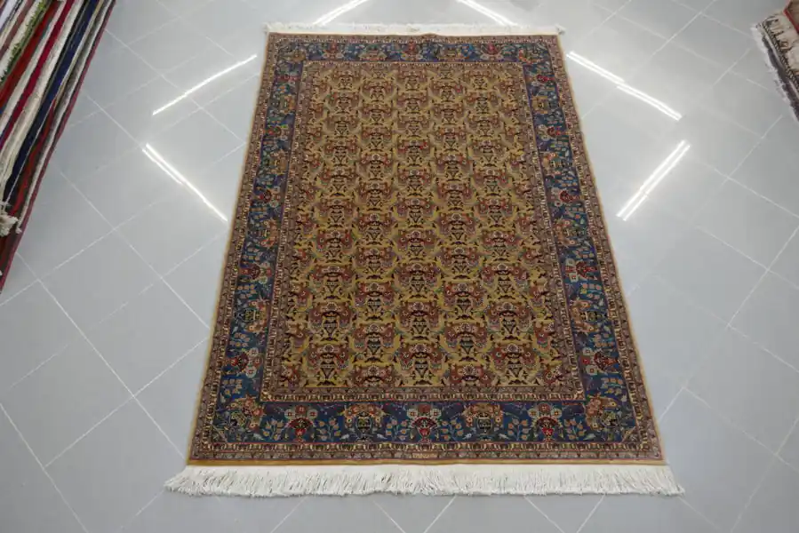 Tappeto Tabriz 50 Raj Misto Seta Da Salotto 200×140-N.10894