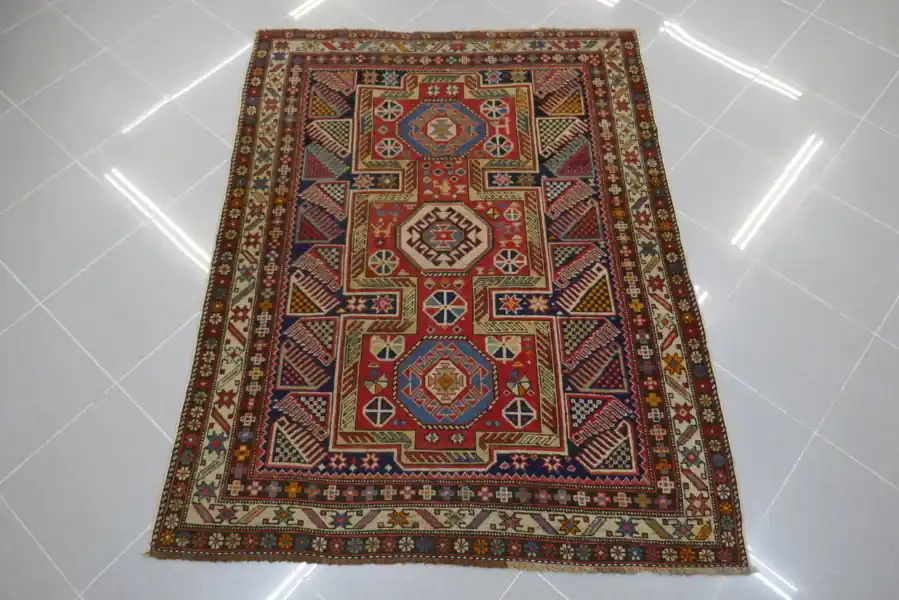 Antico Piccolo Shirvan Konagkend Caucaso 150×117-N.14513