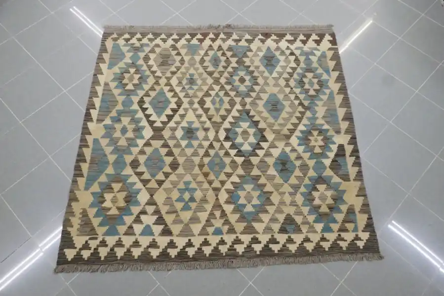 Kilim Afghano Quadrato 146×156-N.14479