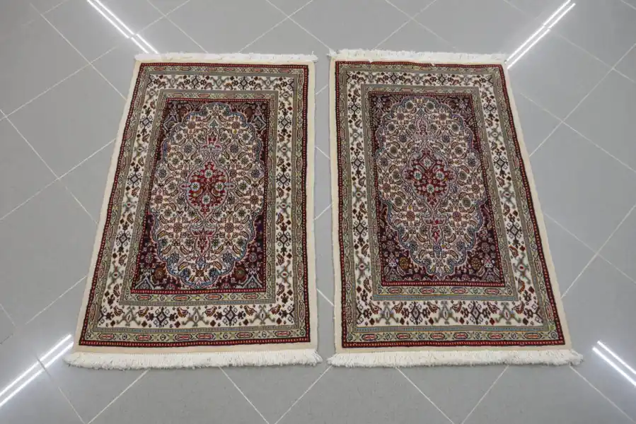 Scendiletti Persiani Mud Color Avorio 2x92x60 N.14343-14344