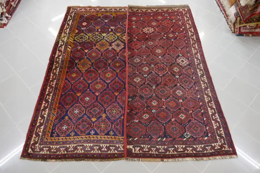 Antico Tappeto Persiano Lori-Bakhtiari 231×191-N.10692