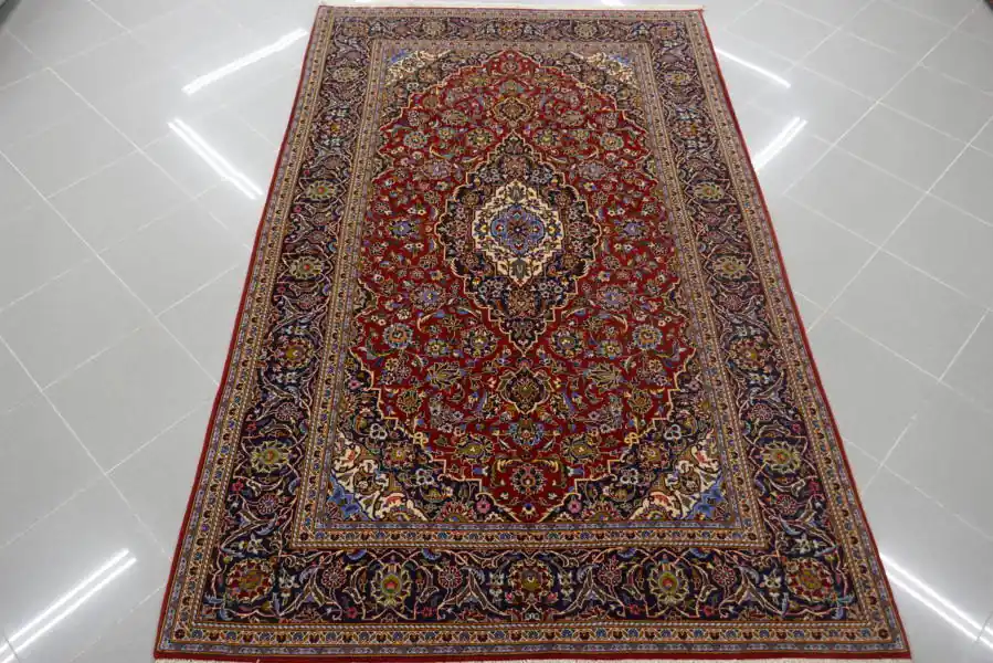 Tappeto Persiano Keshan Classico 227×146-N.11199