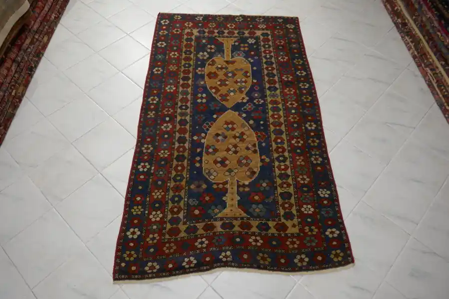 Antico Tappeto Caucaso Kazak 207×117-N.11667