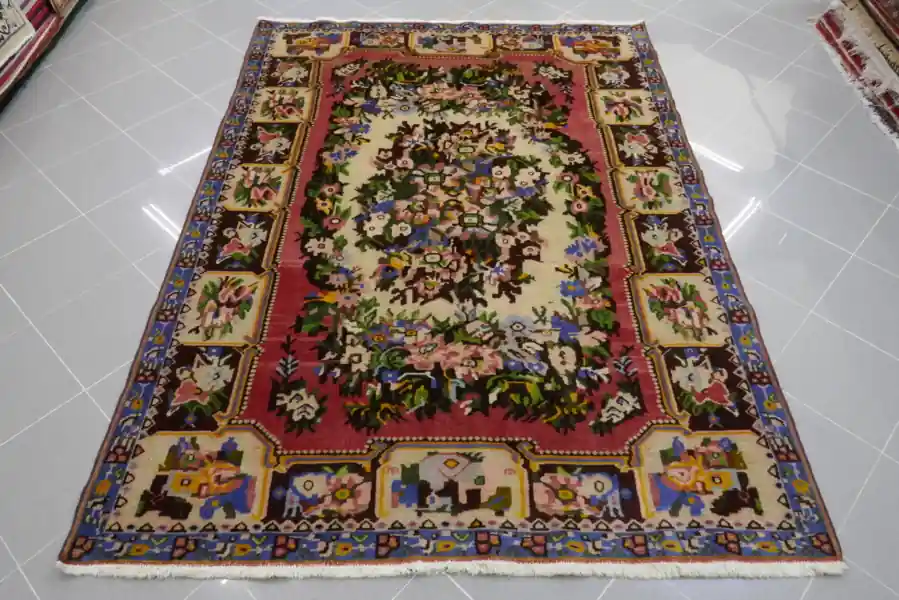 Tappeto Persiano Bakhtiari 227×167-N.14259