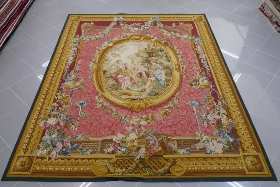 Arazzo Aubusson Vintage 230×185-N.14277