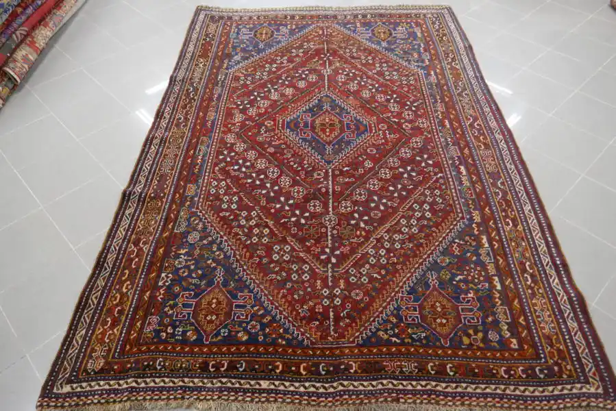 Tappeto Persiano Gashgai Vintage 260×178-N.14266
