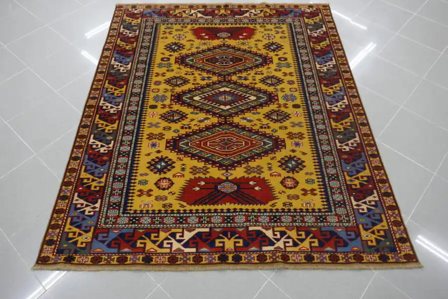 Tappeto Caucasico Shirvan Fatto in Turchia 182×155-N.10456